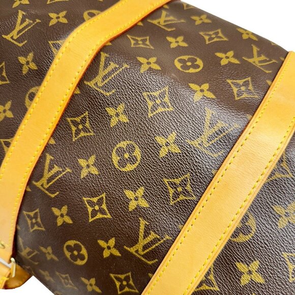 LOUIS VUITTON Brown Monogram Keepall 50 Boston Bag - Picture 13 of 16